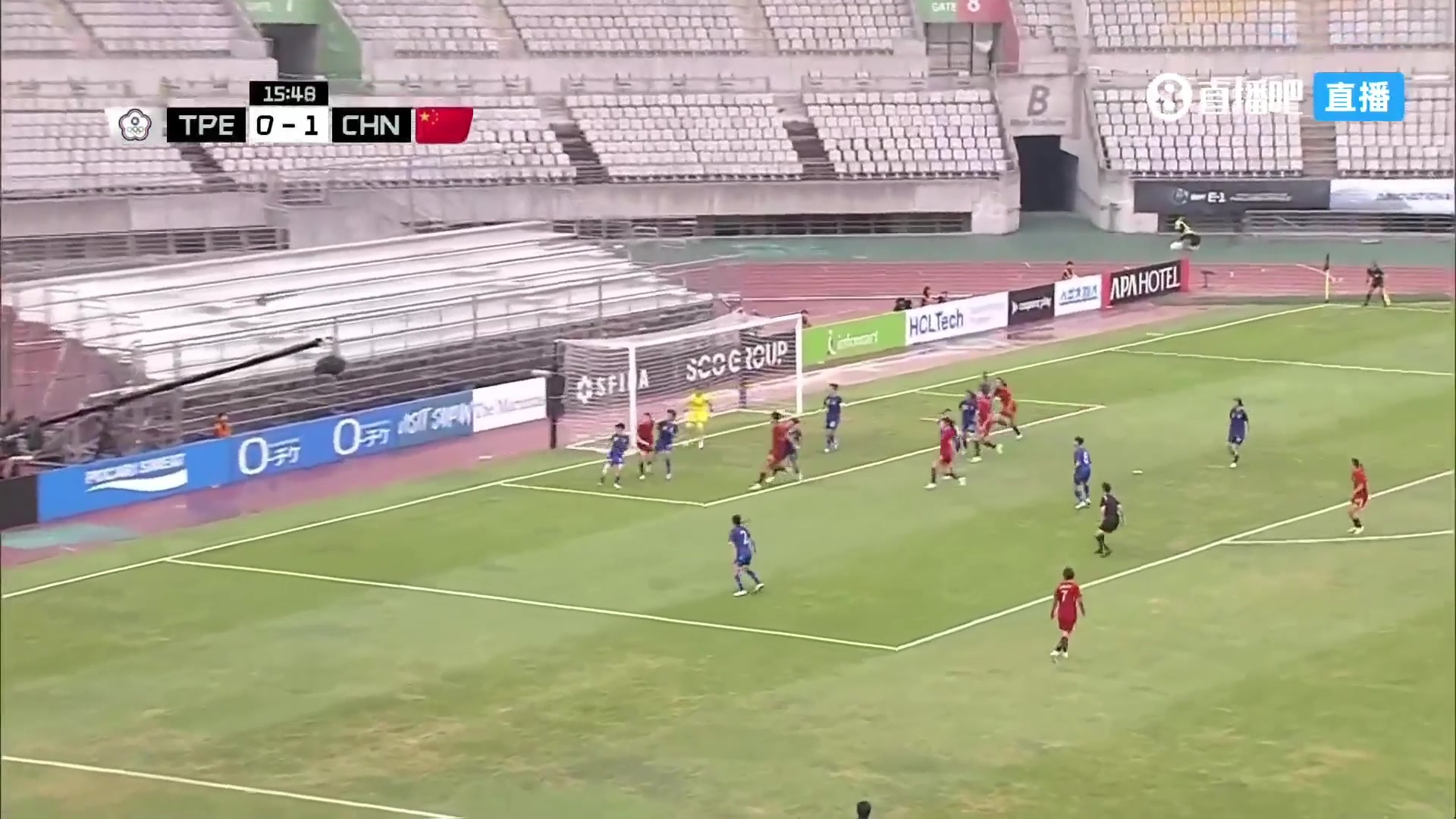 开场第16分钟，智杰助攻沈梦雨抽射远角破门，中国女足2-0领先